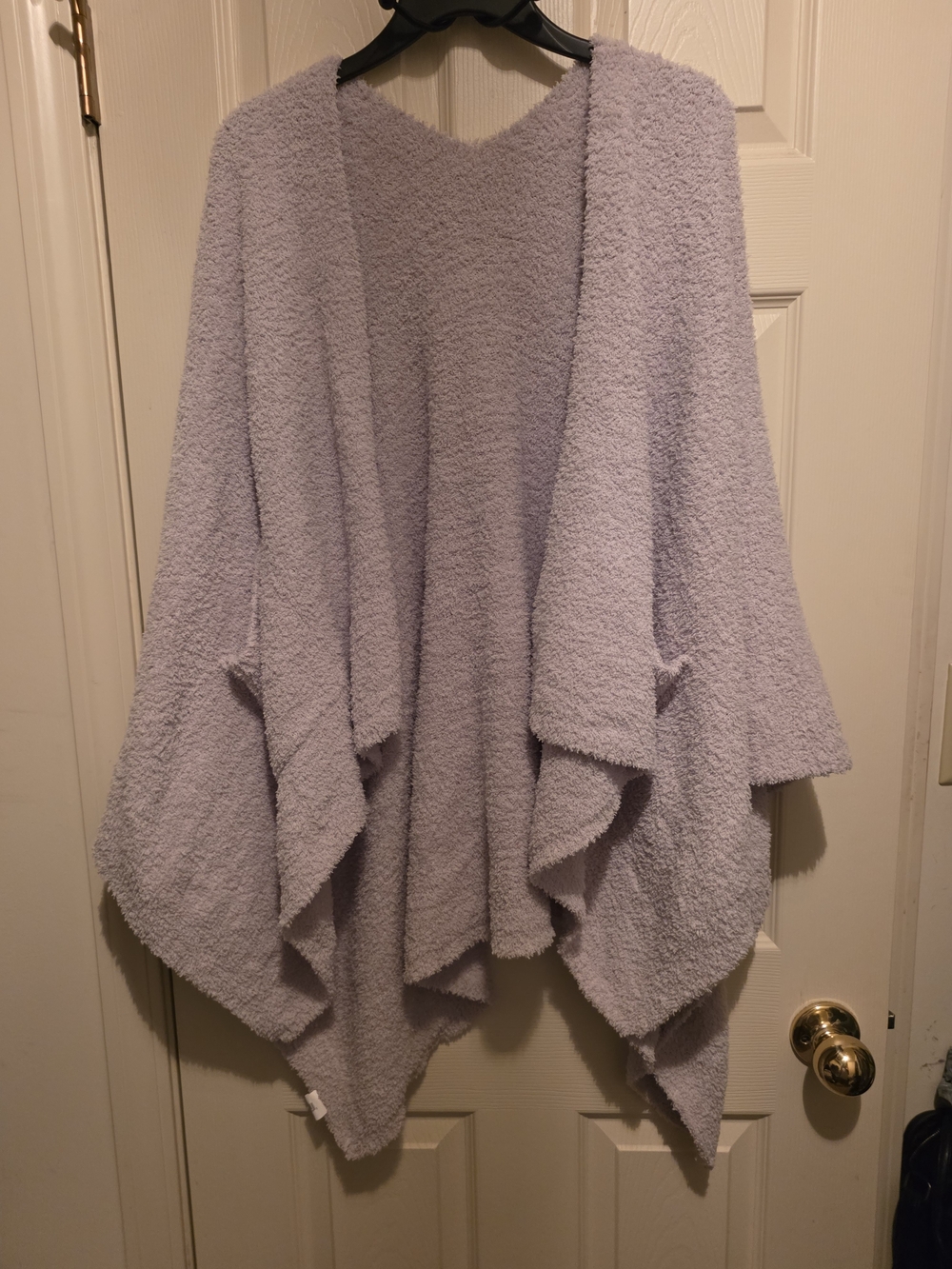 Cozy Plush Open-Front Women's Sweater - Beige